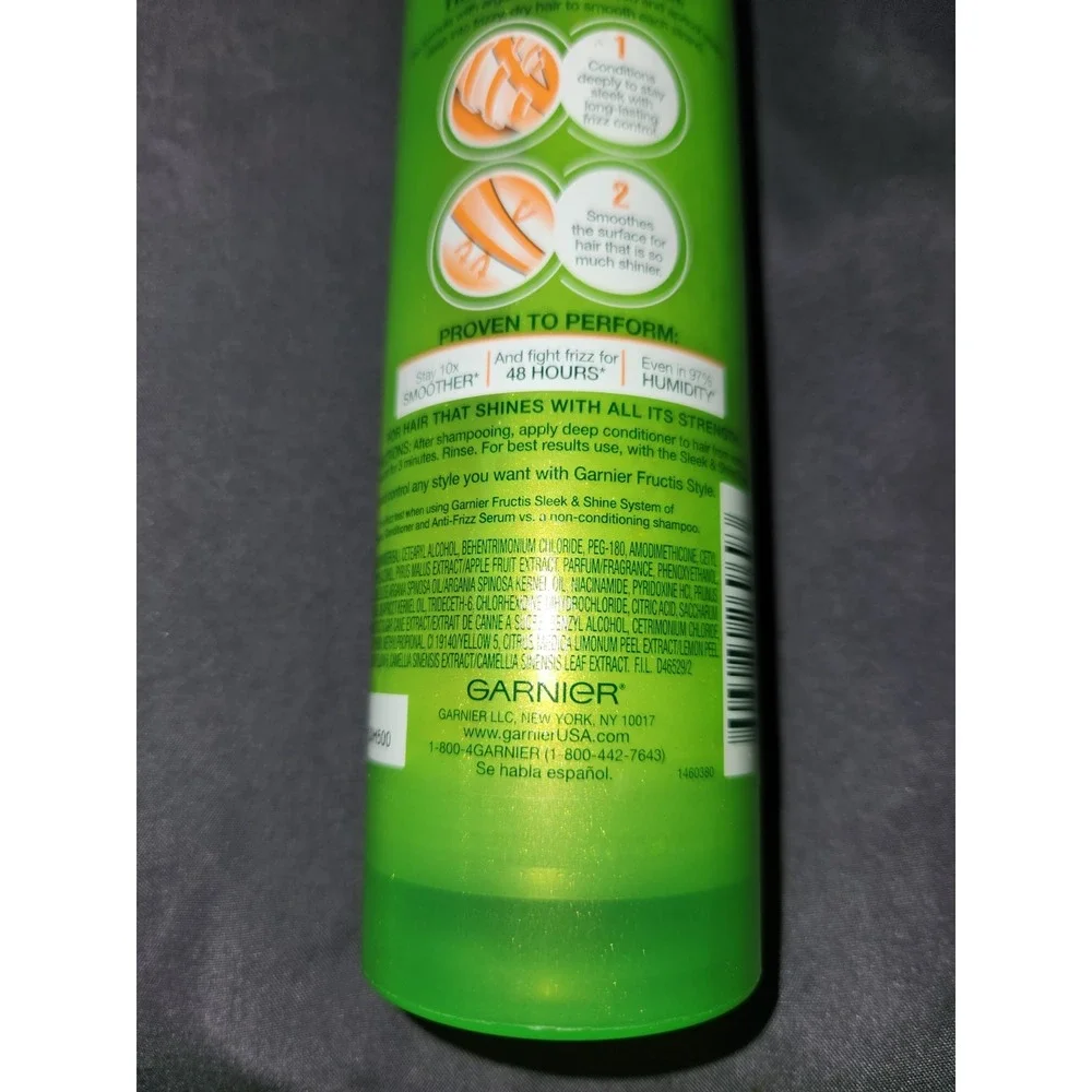 NEW~Garnier Fructis Sleek & Shine‎ Frizz Defeat Deep Treatment 6.5 oz~RARE